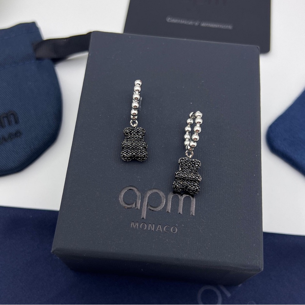 APM Monaco Baby Mood Yummy Hoop Earrings